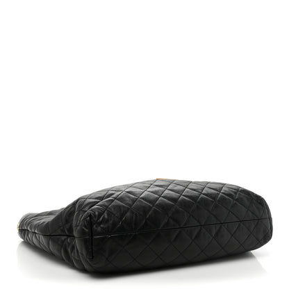 Saint Laurent Lambskin Quilted Maxi Icare Shopping Tote Black 5 of 22