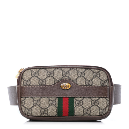 Gucci GG Supreme Monogram Ophidia Belted iPhone Case 85 34 Dark Brown 1 of 7