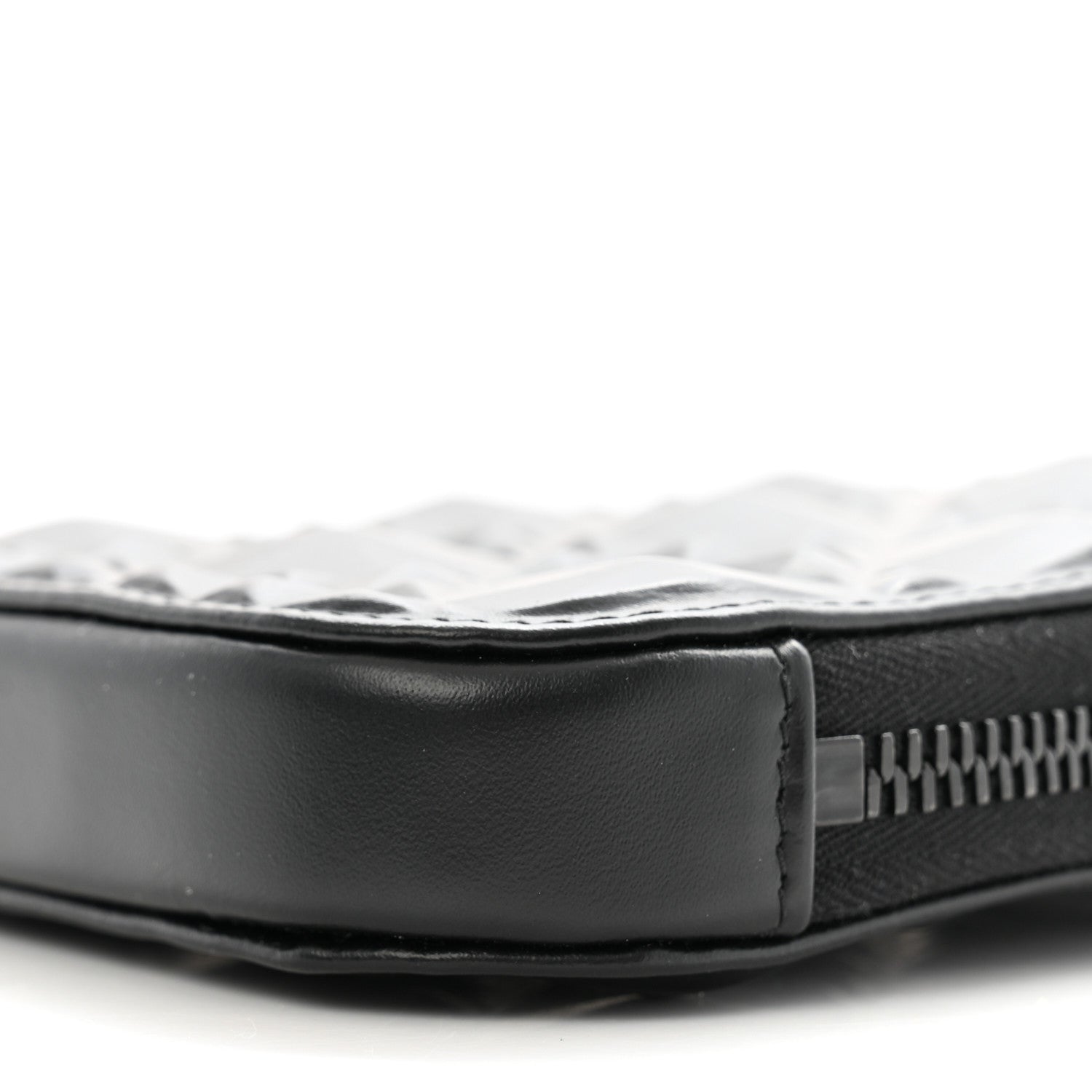 Christian Dior Calfskin Cannage Diamond Cannage Phone Holder Black 10 of 13