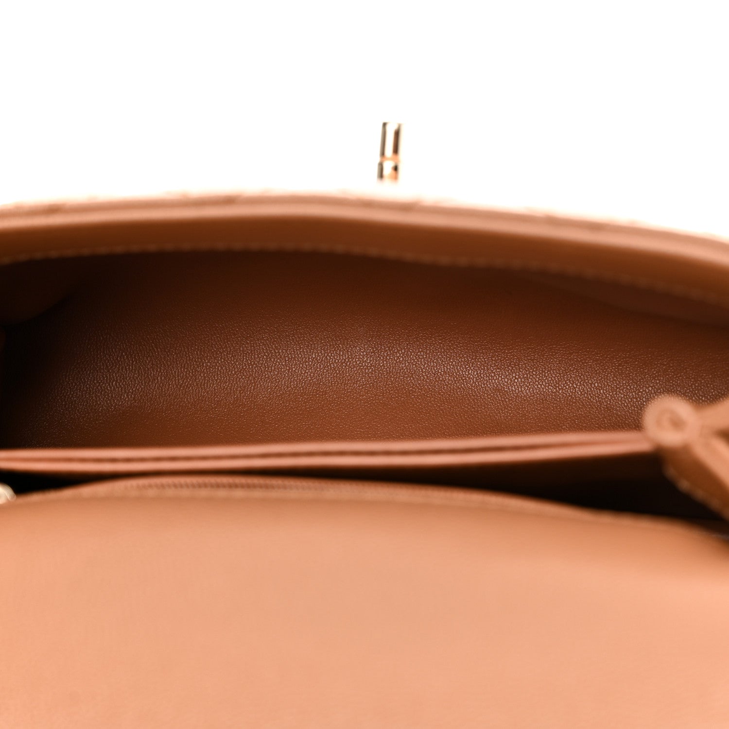 Chanel Caviar Quilted Mini Coco Handle Flap Brown 5 of 11