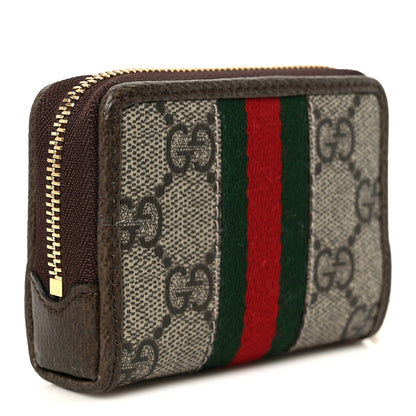 Gucci GG Supreme Monogram Web Ophidia Playing Card Case Beige New Acero 4 of 10