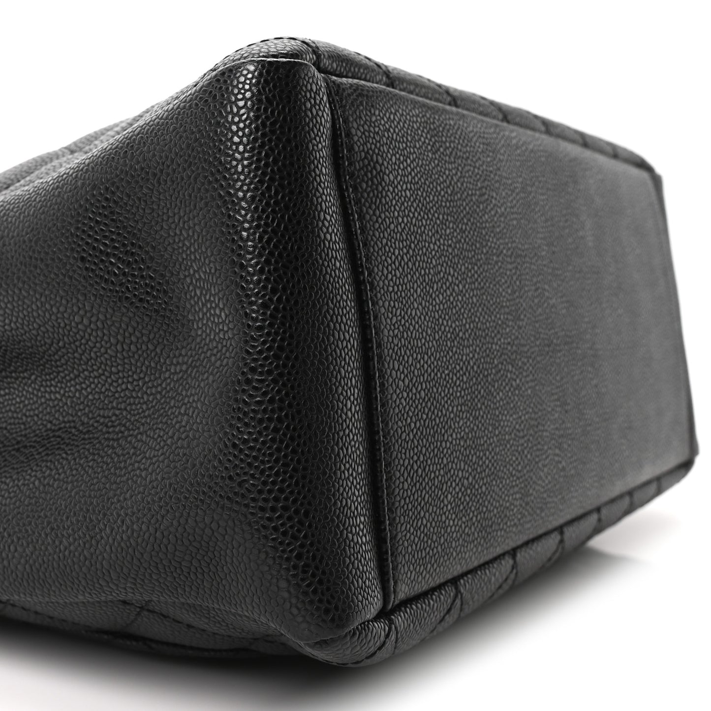 Caviar Quilted Grand Shopping Tote GST Black