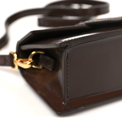 Jacquemus Glazed Calfskin Le Bambino Dark Brown 8 of 10
