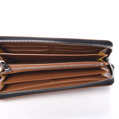 Goyard Goyardine Matignon Zip Around GM Wallet Black Gold 4 of 5