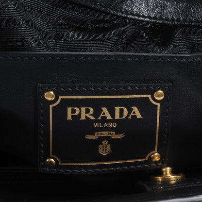Prada Soft Calf Shopping Tote Nero Black 9 of 9