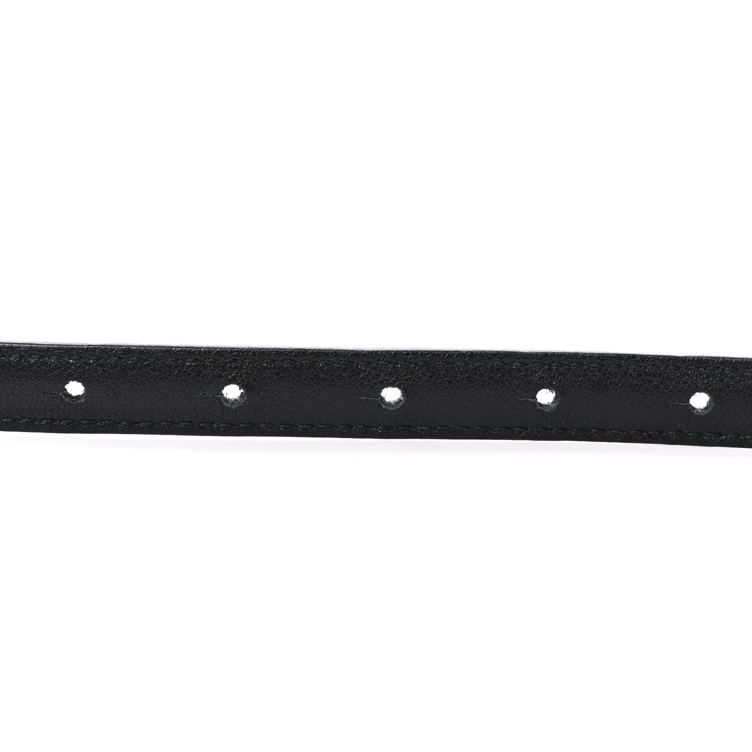 Gucci Moon Calfskin Nickel Interlocking G 20mm Belt 80 32 Black 4 of 7