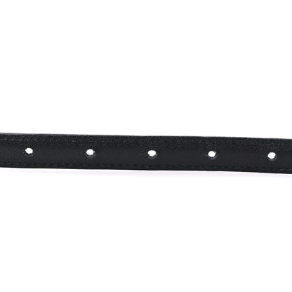 Gucci Moon Calfskin Nickel Interlocking G 20mm Belt 80 32 Black 4 of 7