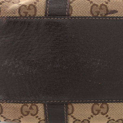 Gucci Monogram Small Abbey Boston Dark Brown 11 of 14