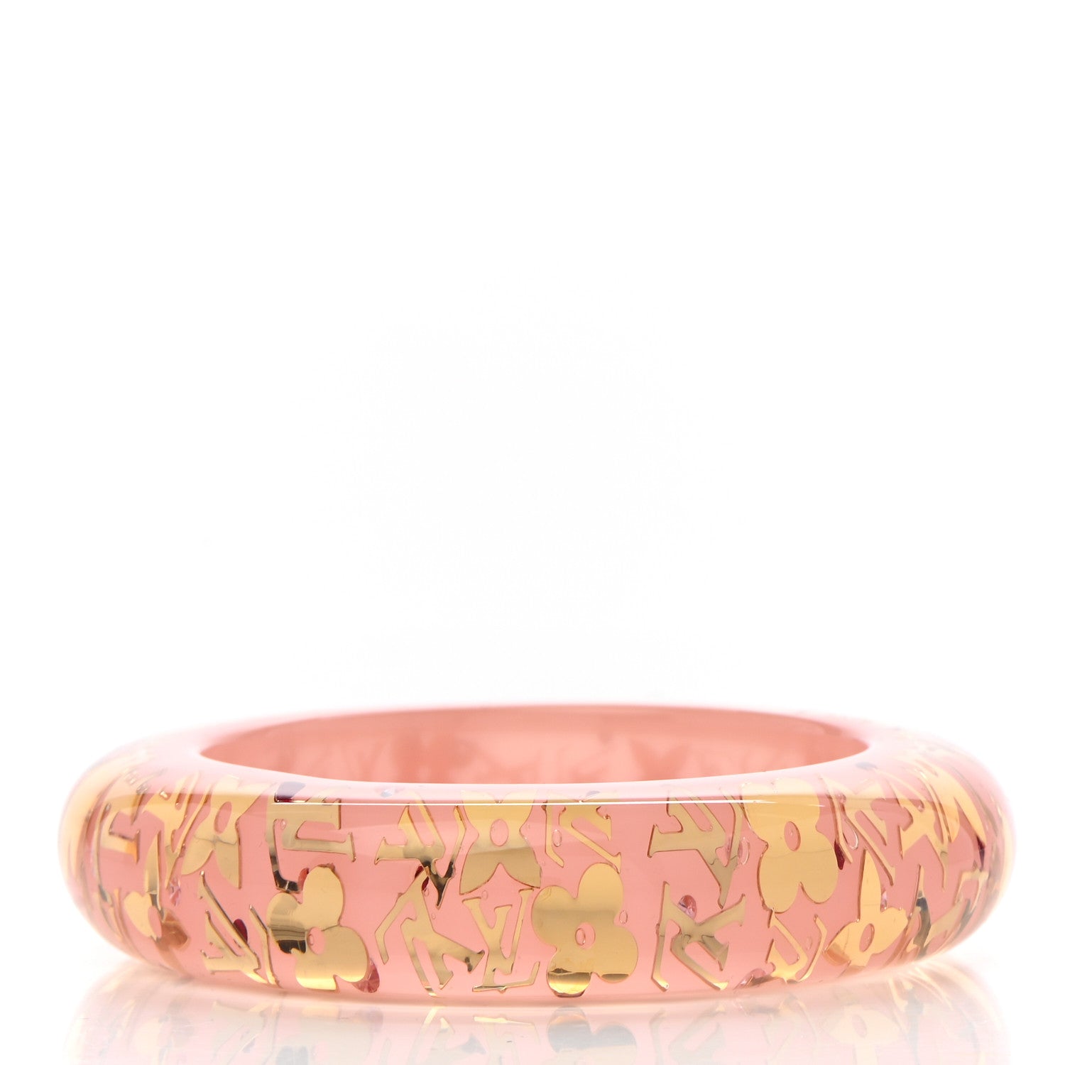 Louis Vuitton Resin Swarovski Medium Inclusion Bracelet GM Rose 3 of 3