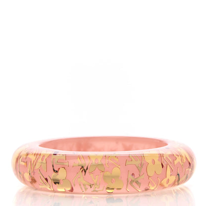 Louis Vuitton Resin Swarovski Medium Inclusion Bracelet GM Rose 3 of 3
