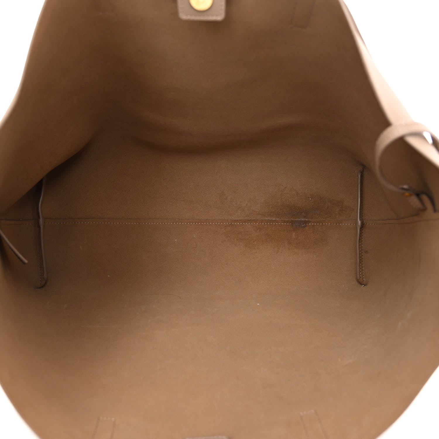 Saint Laurent Calfskin Large Shopping Tote Dark Beige 6 of 13