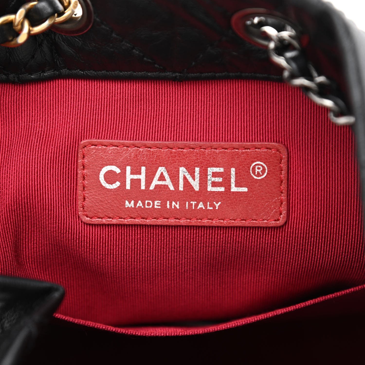 Chanel Aged Calfskin Quilted Small Gabrielle Backpack Black 6 of 12