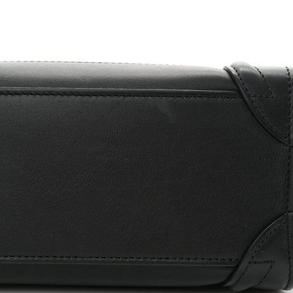 Celine Smooth Calfskin Nano Luggage Black 11 of 13