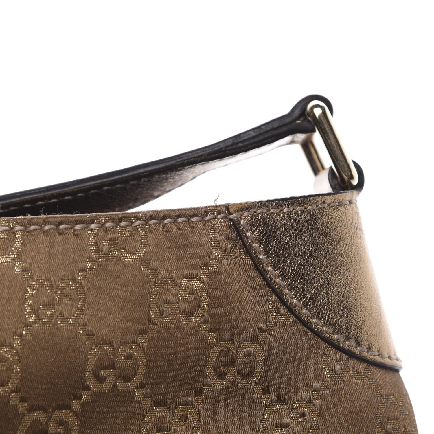 Gucci Monogram Signature Hobo Bronze 11 of 15