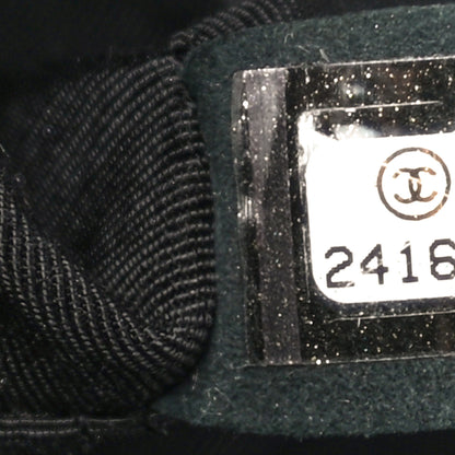 Chanel Lambskin Iridescent PVC Chevron Quilted Medium Boy Flap Black Silver 7 of 12