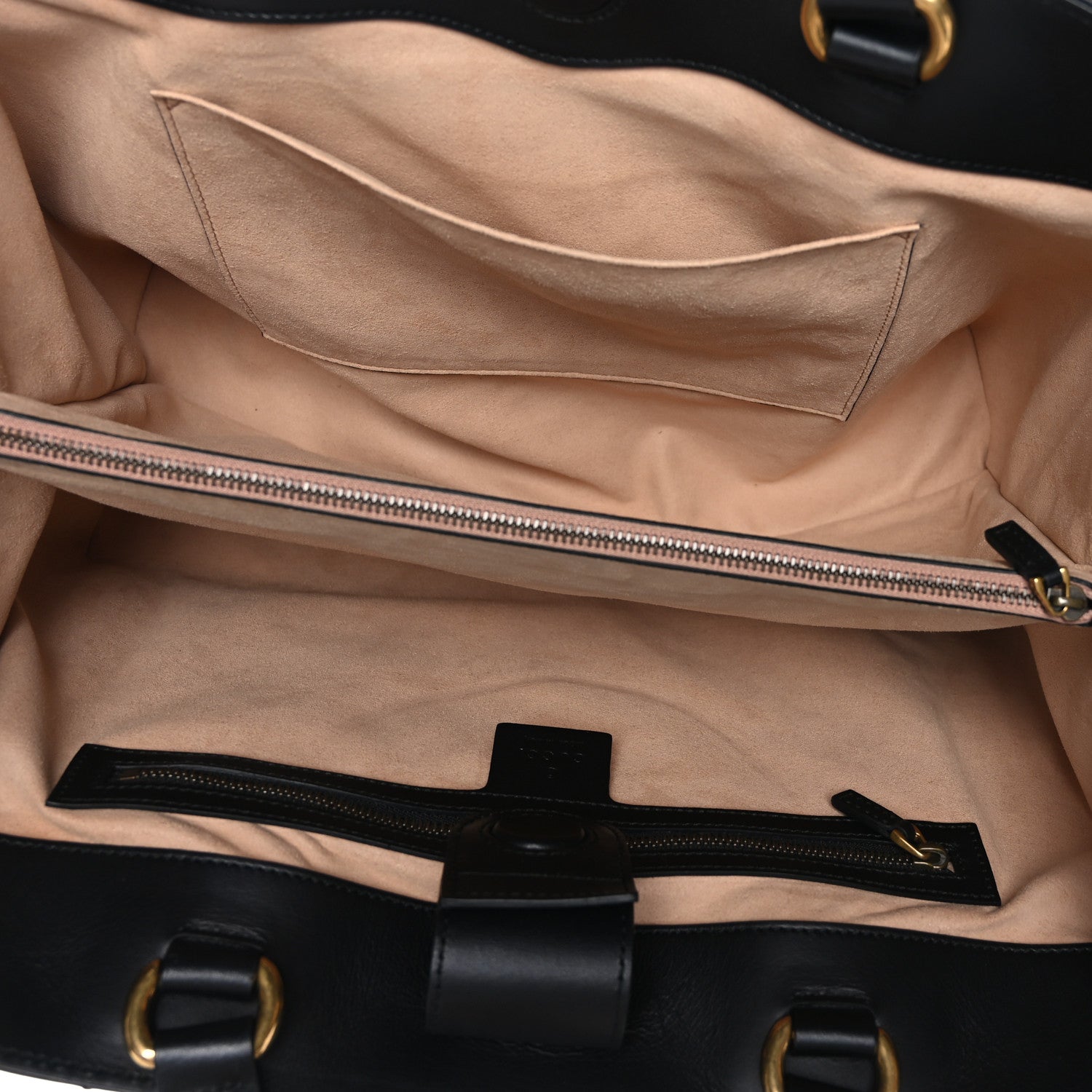 Gucci Calfskin Matelasse Medium GG Marmont Tote Black 5 of 9