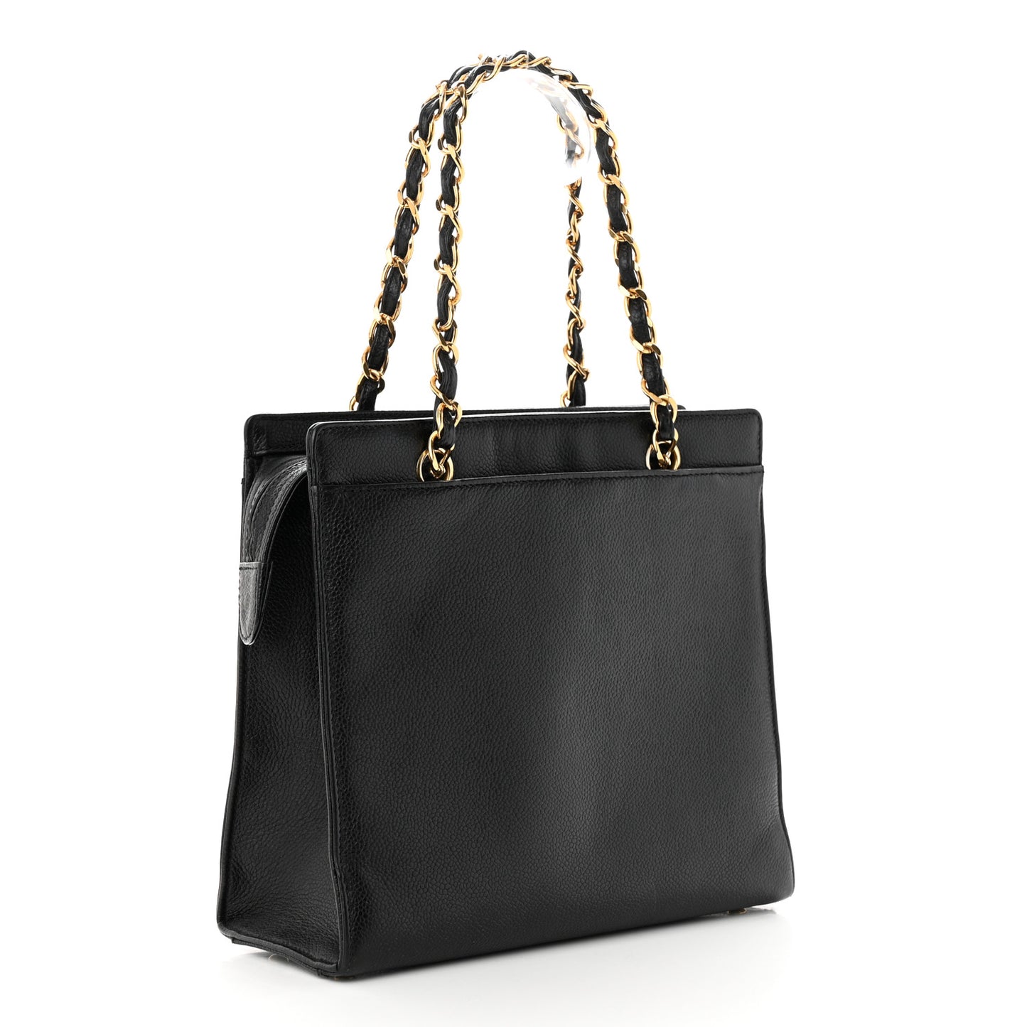 Caviar CC Shoulder Bag Black