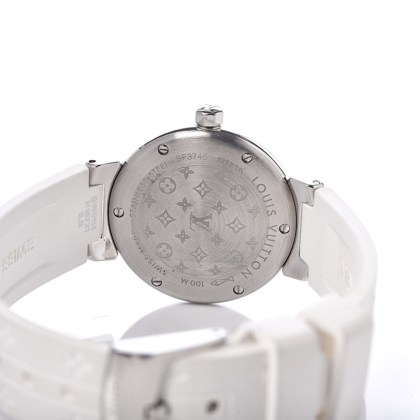 Stainless Steel Rubber 28mm Tambour Quartz Watch