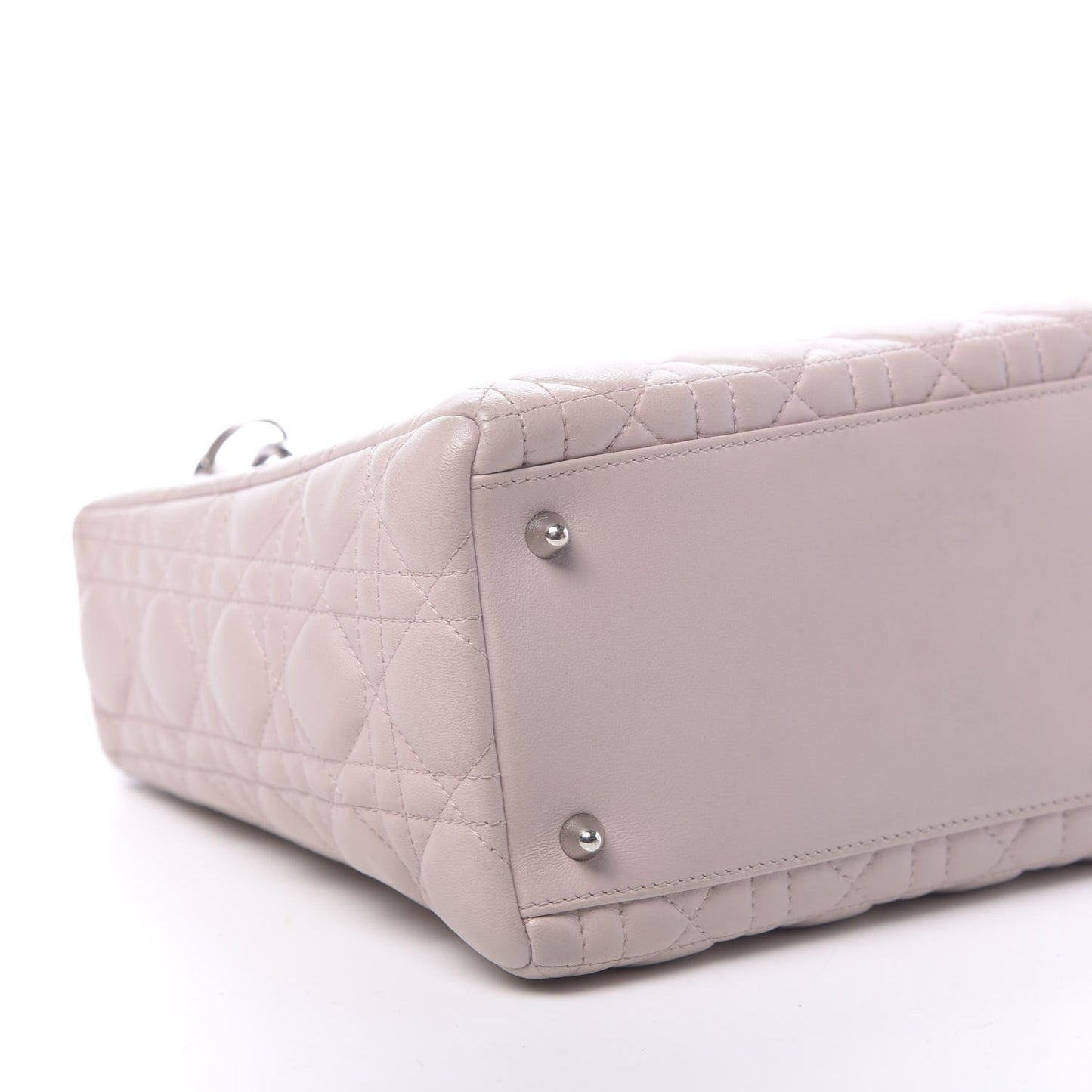 Lambskin Cannage Medium Lady Dior Light Pink