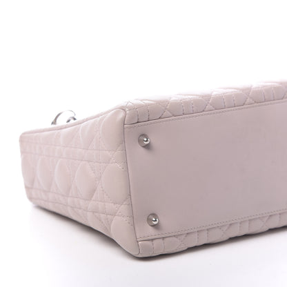 Christian Dior Lambskin Cannage Medium Lady Dior Light Pink 10 of 11