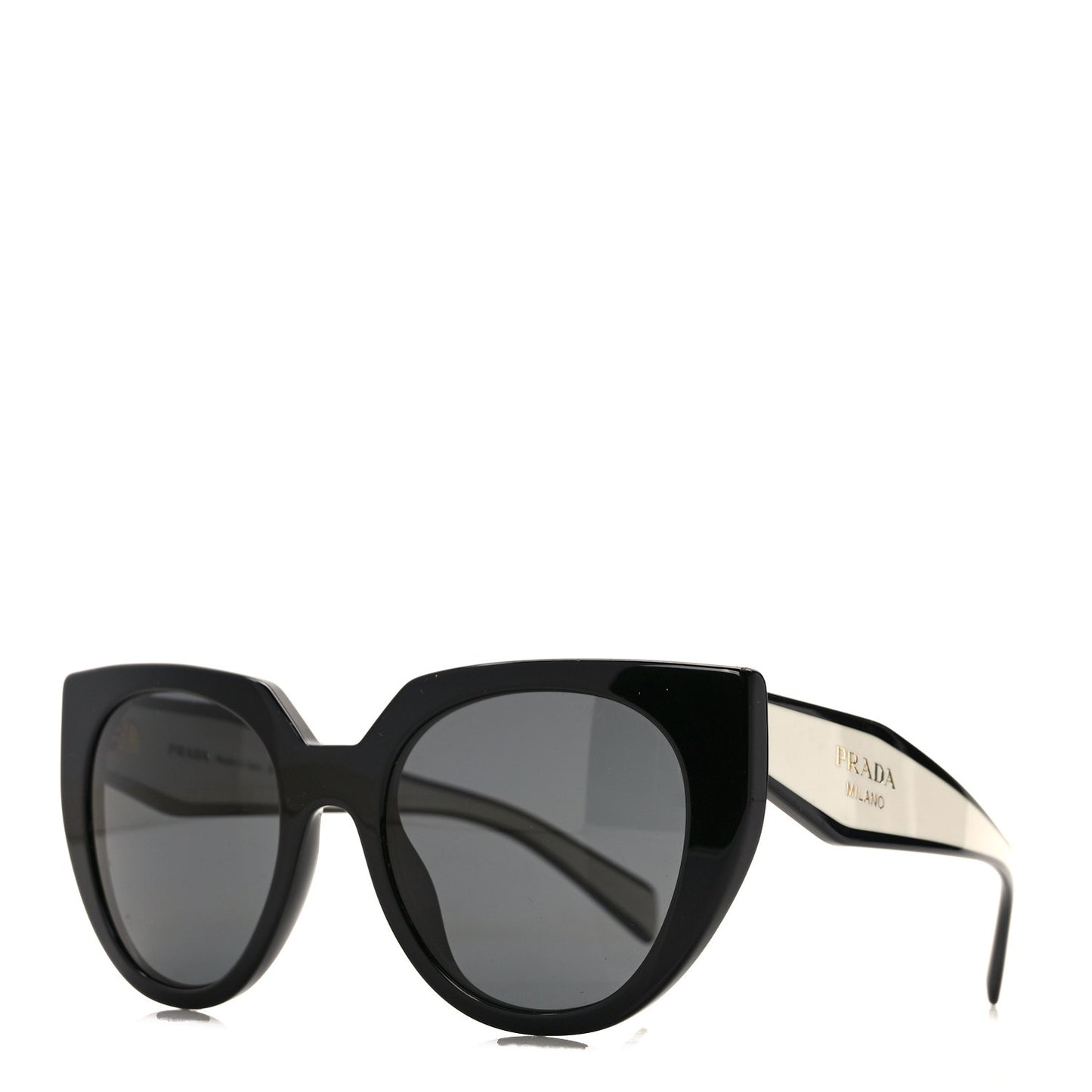 Acetate Sunglasses SPR 14W Black White