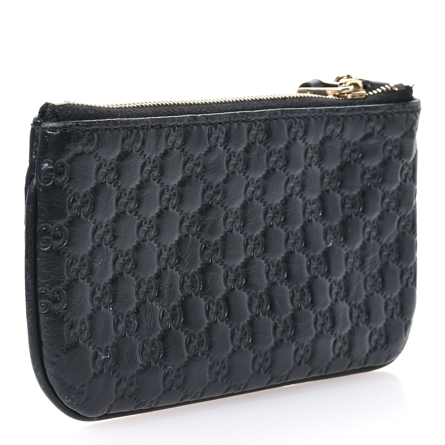 Gucci Microguccissima Key Ring Coin Case Black 3 of 8