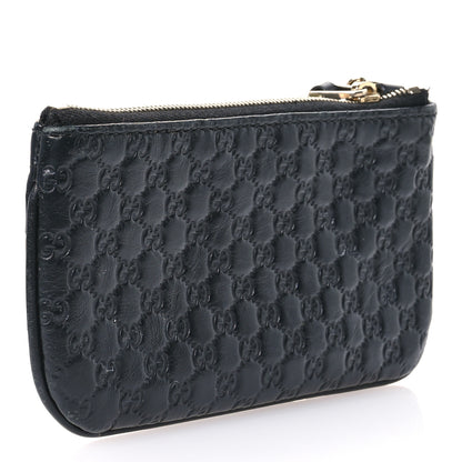 Gucci Microguccissima Key Ring Coin Case Black 3 of 8