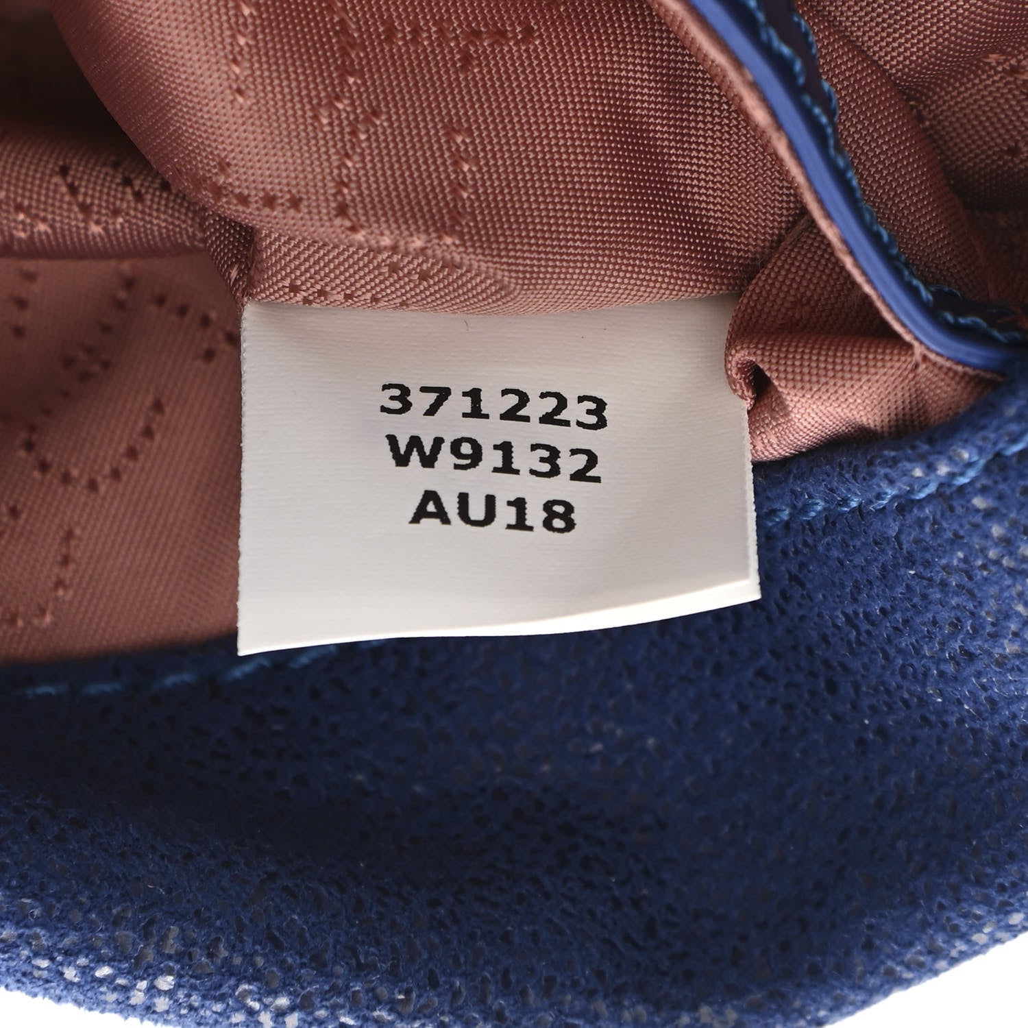 Stella McCartney Shaggy Deer Mini Falabella Fold Over Tote Blue 7 of 10