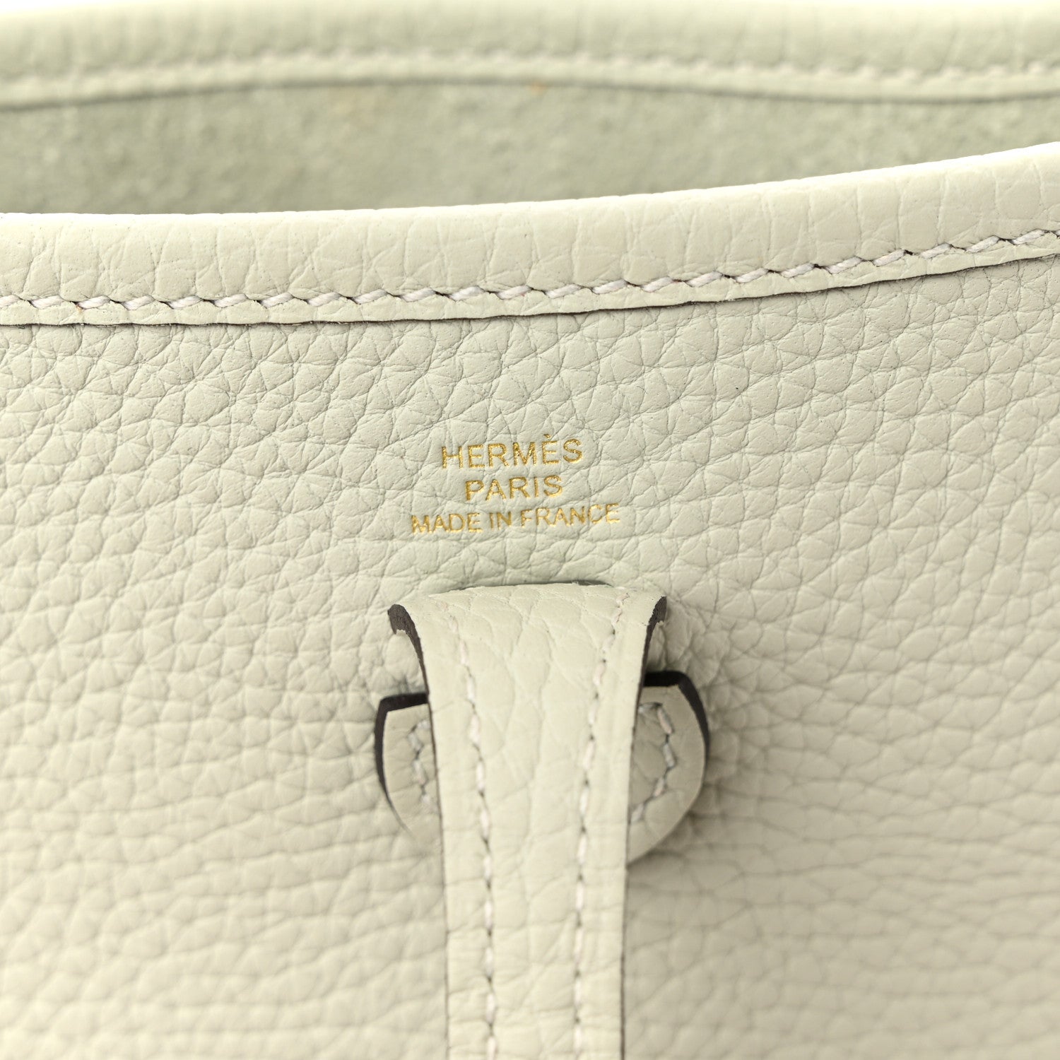 Hermes Taurillon Clemence Amazone Evelyne TPM Gris Neve 6 of 11