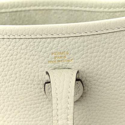 Hermes Taurillon Clemence Amazone Evelyne TPM Gris Neve 6 of 11