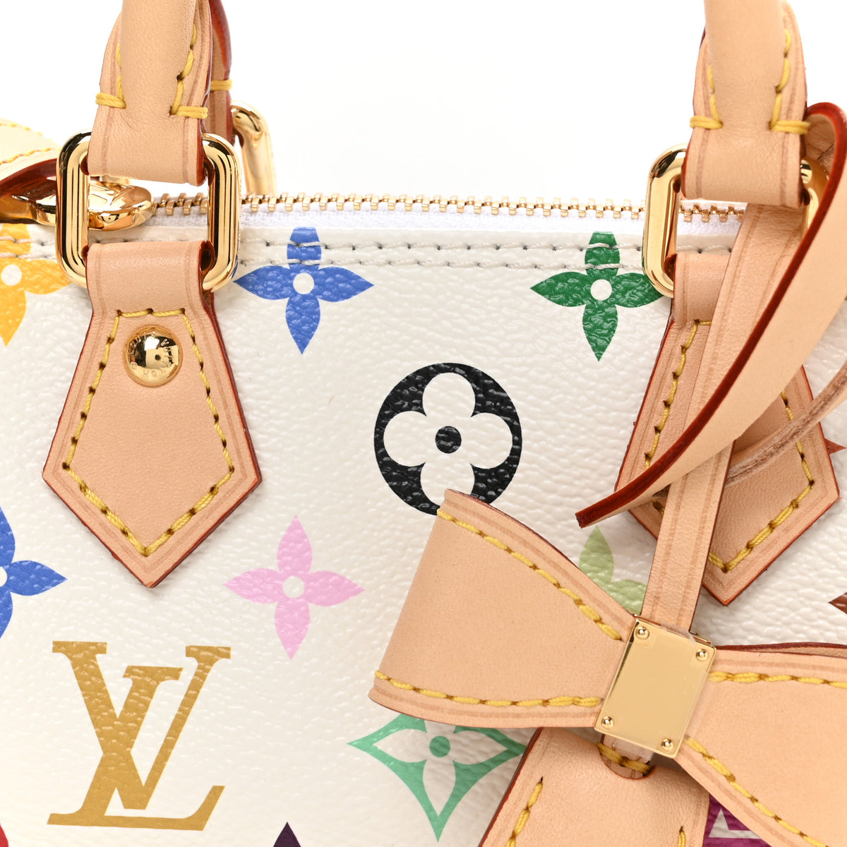 LV X TM Monogram Multicolor Nano Speedy White