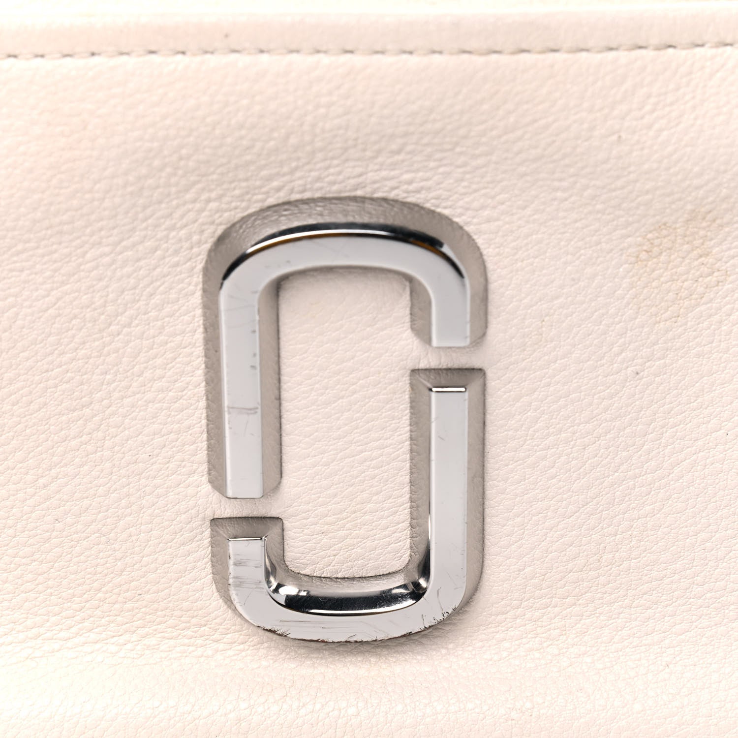 Marc Jacobs Supple Natural Grain Calfskin The Softshot 21 Bag Cream 15 of 17