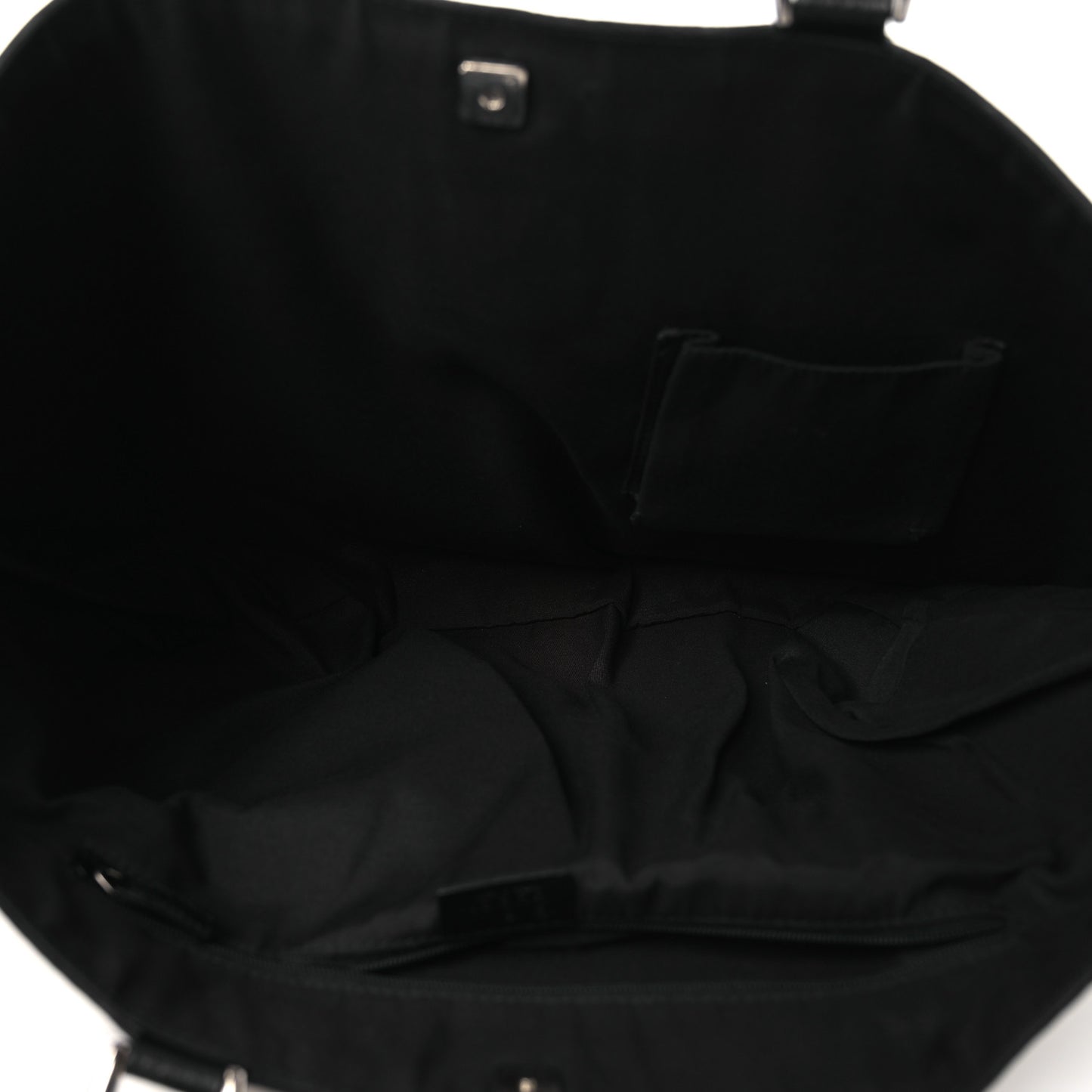 Nylon Monogram Large Abbey Tote Black