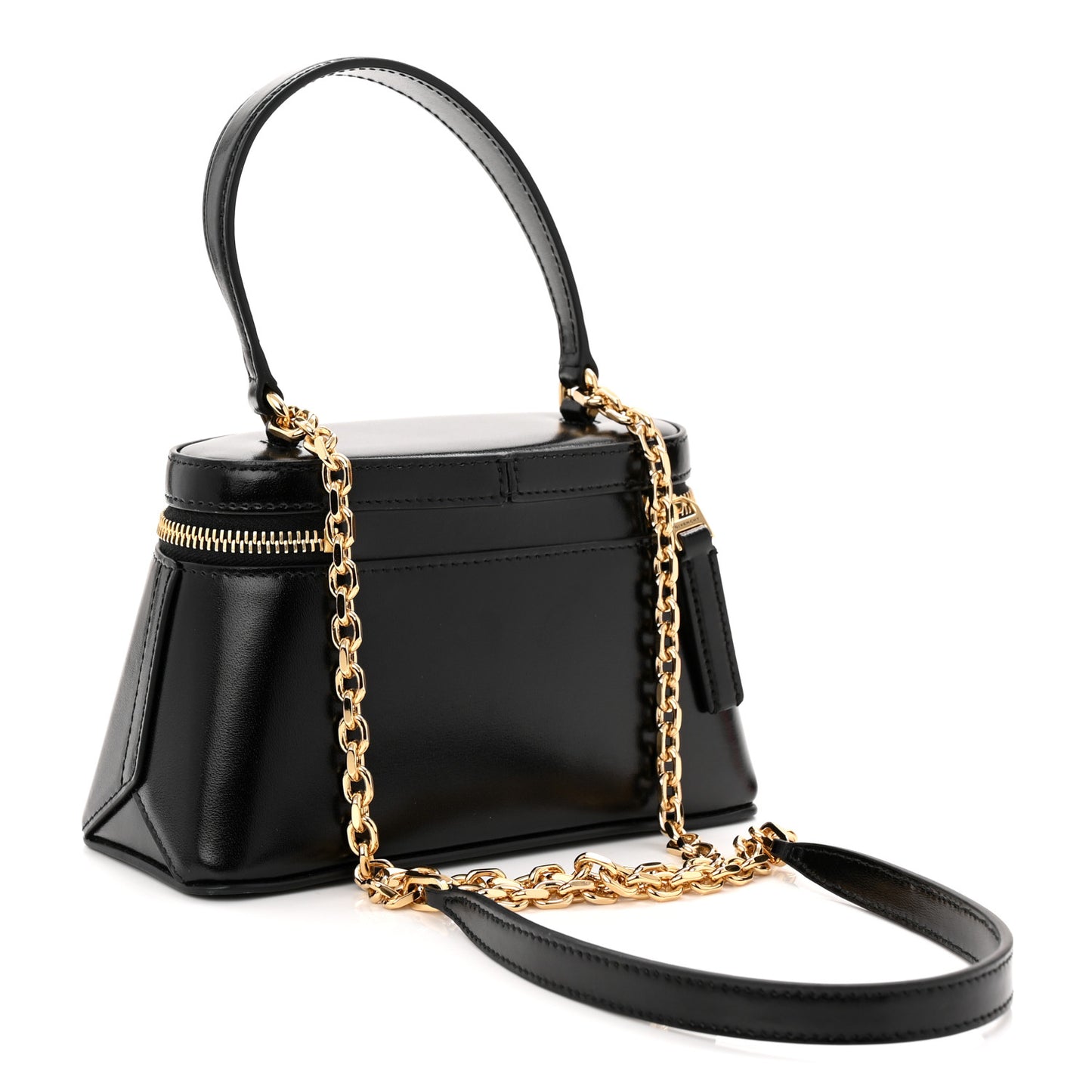 Box Calfskin Antigona Vanity Bag With Chain Black