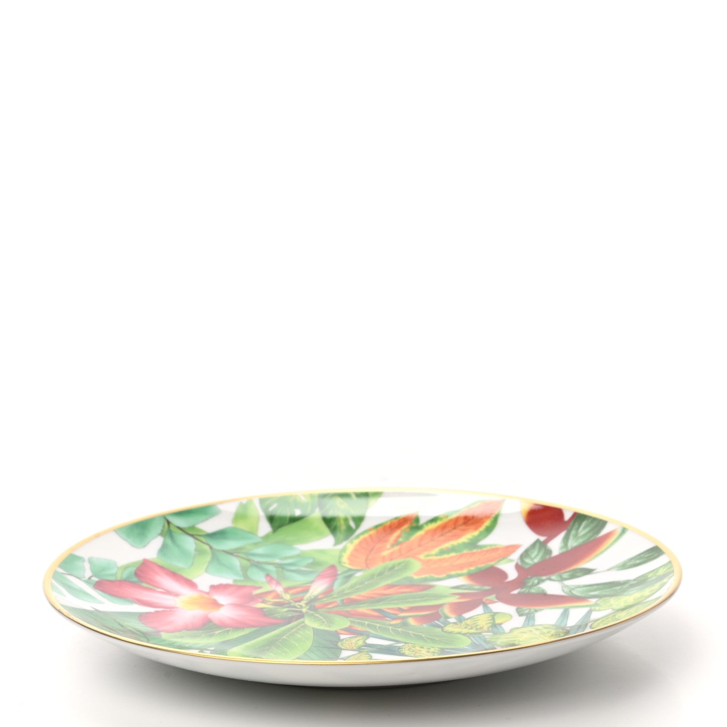 Hermes Porcelain Passifolia Dessert Plate N°1 Set of 2 4 of 7