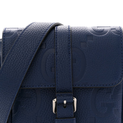 Gucci Piuma Calfskin Jumbo GG Embossed Small Messenger Bag Royale 8 of 11
