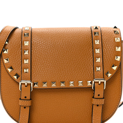 Valentino Garavani Vitello Small Rockstud Satchel Crossbody Bag Light Cuir 7 of 9