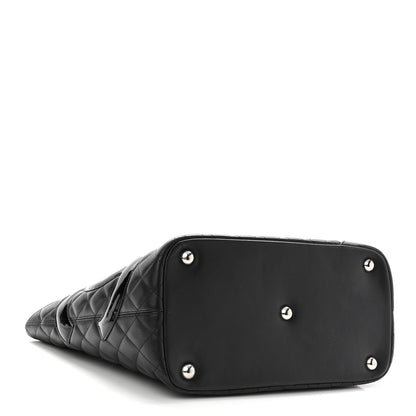Chanel Calfskin Quilted Large Cambon Tote Black 4 of 11