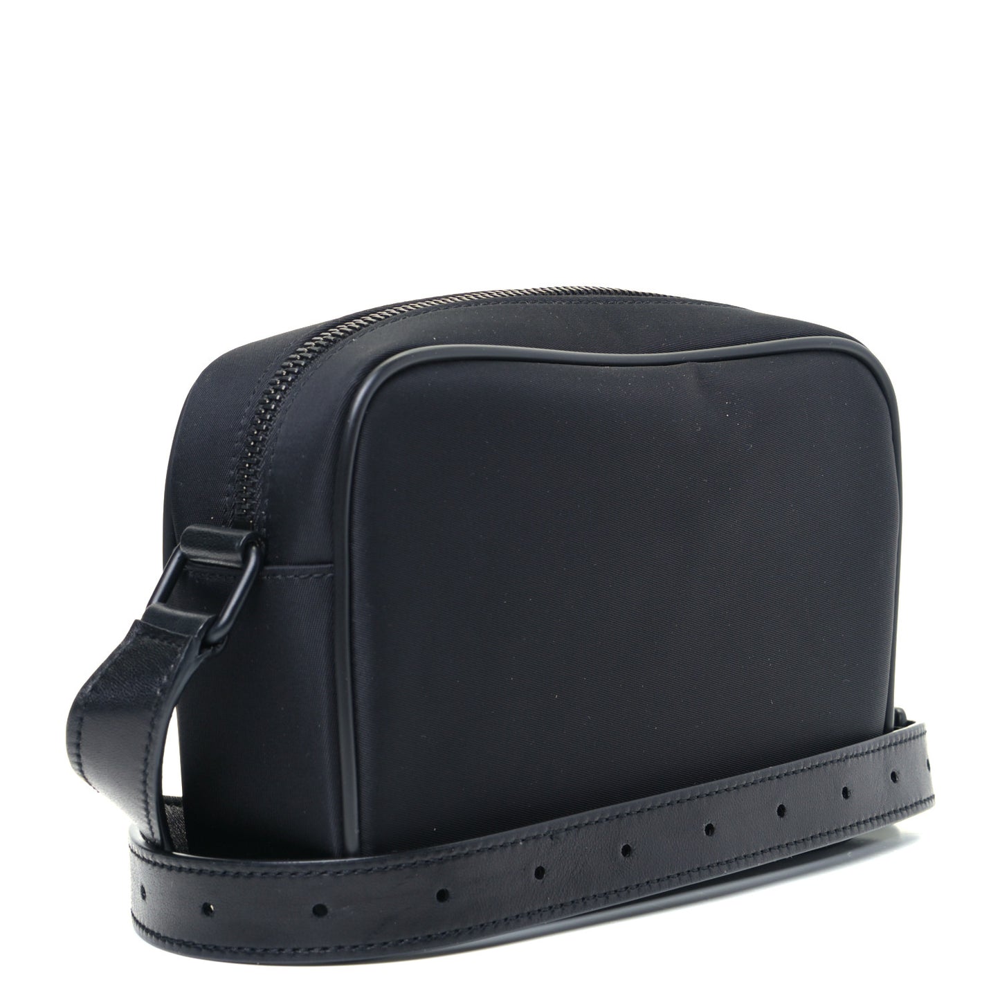 Lambskin Nylon Small Camp Camera Bag Black