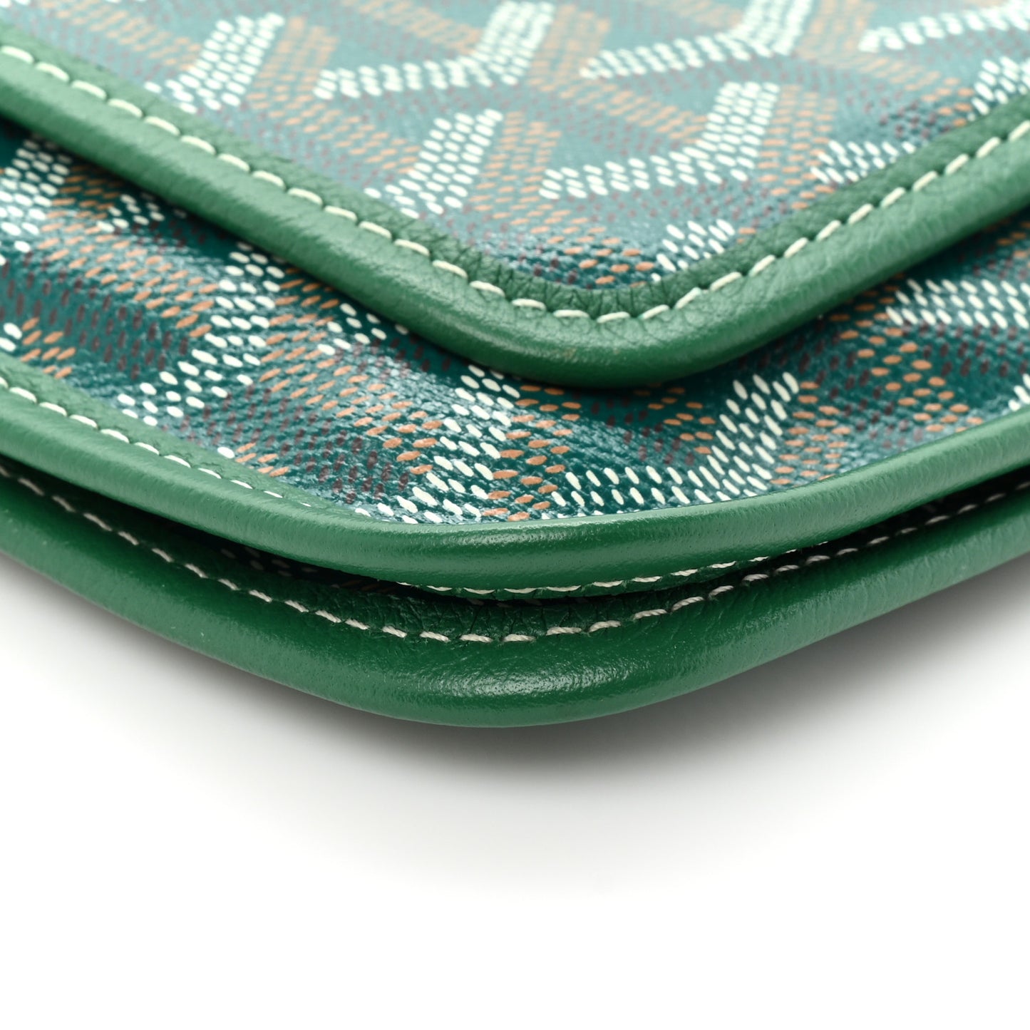 Goyardine Plumet Wallet Clutch Green