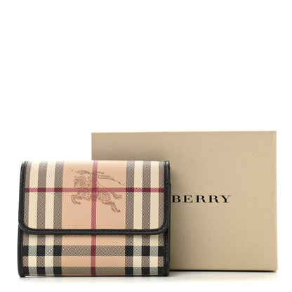 Burberry Haymarket Check Medium Bellfield ID Wallet Chocolate 8 of 8