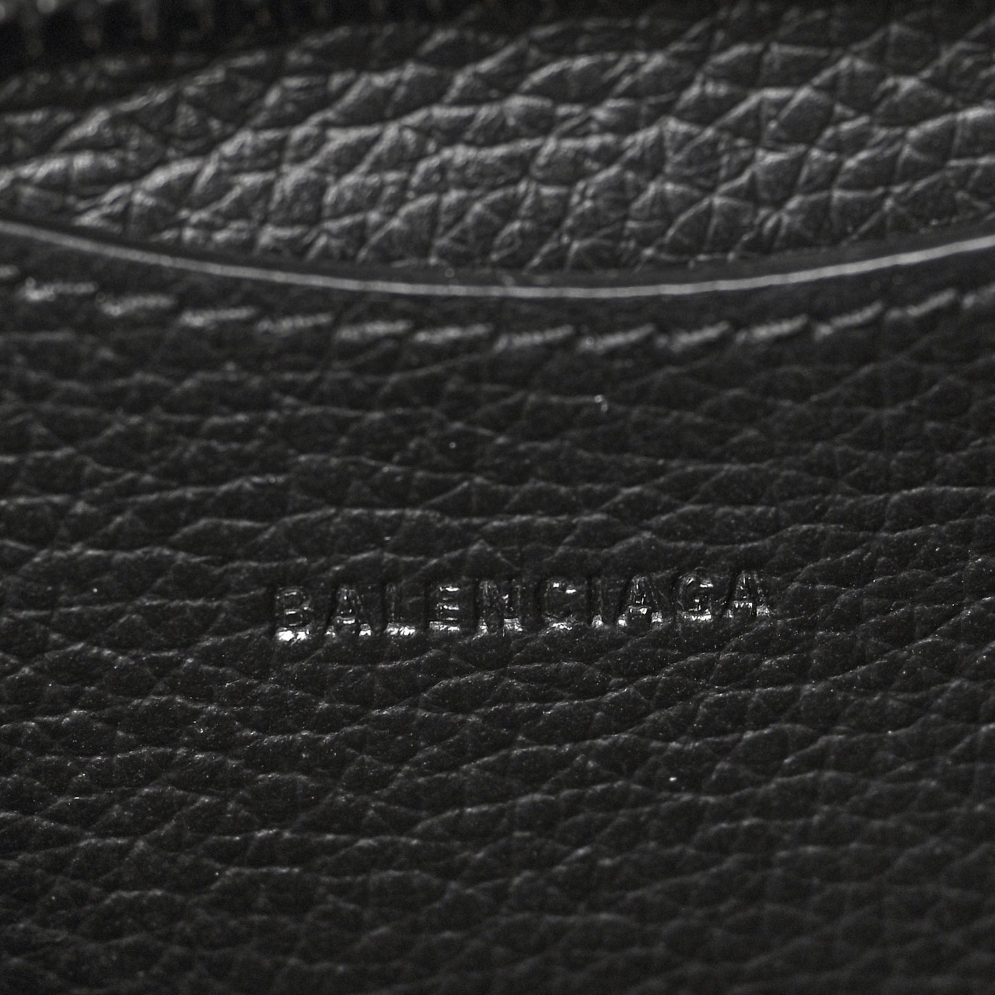 Grained Calfskin Neo Classic Black Hardware Mini City Black