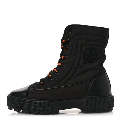 Hermes Calfskin Parachute Fresh Ankle Boots 40.5 Black 1 of 12