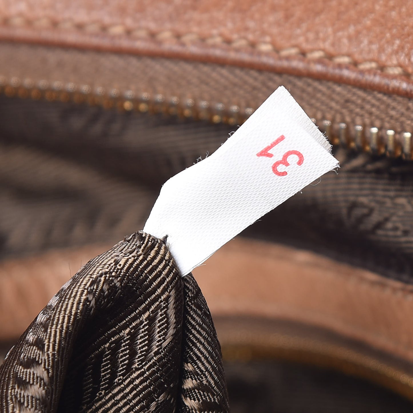 Cervo Shine Tote Nocciolo