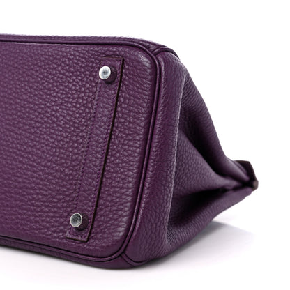 Hermes Fjord Birkin 30 Cassis 9 of 10