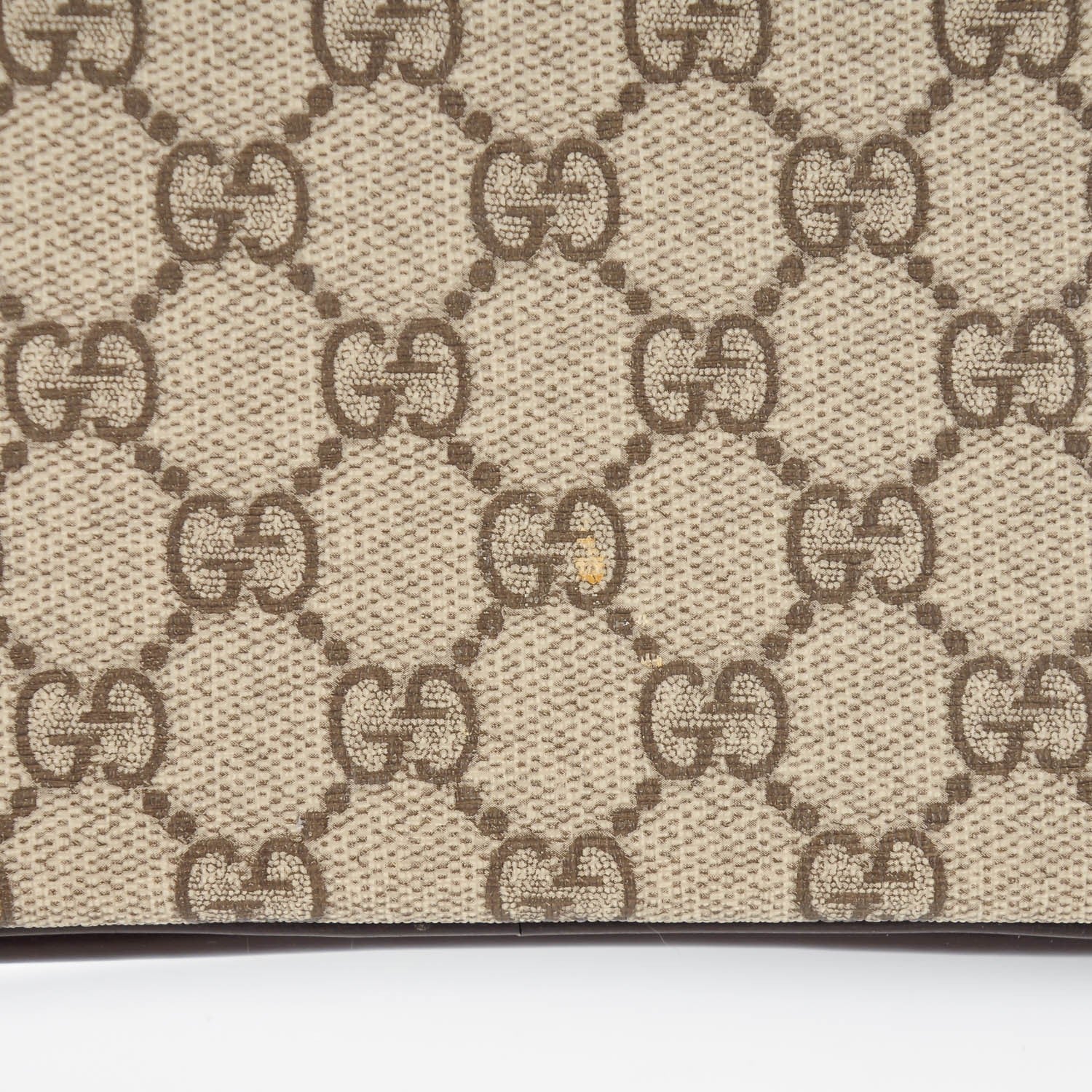 Gucci GG Plus Monogram Medium Interlocking G Laptop Case Dark Brown 5 of 8