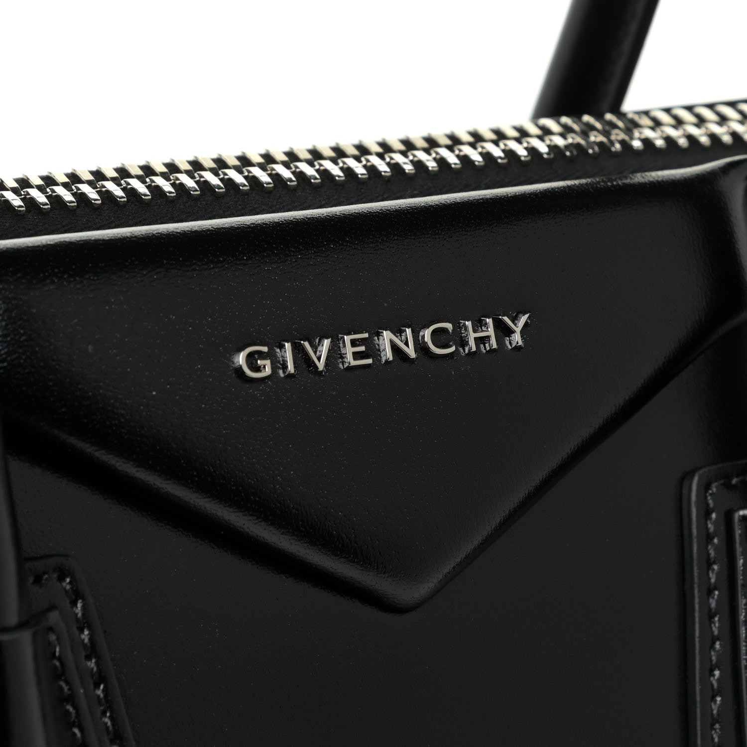 Givenchy Shiny Lord Calfskin Small Antigona Black 11 of 13