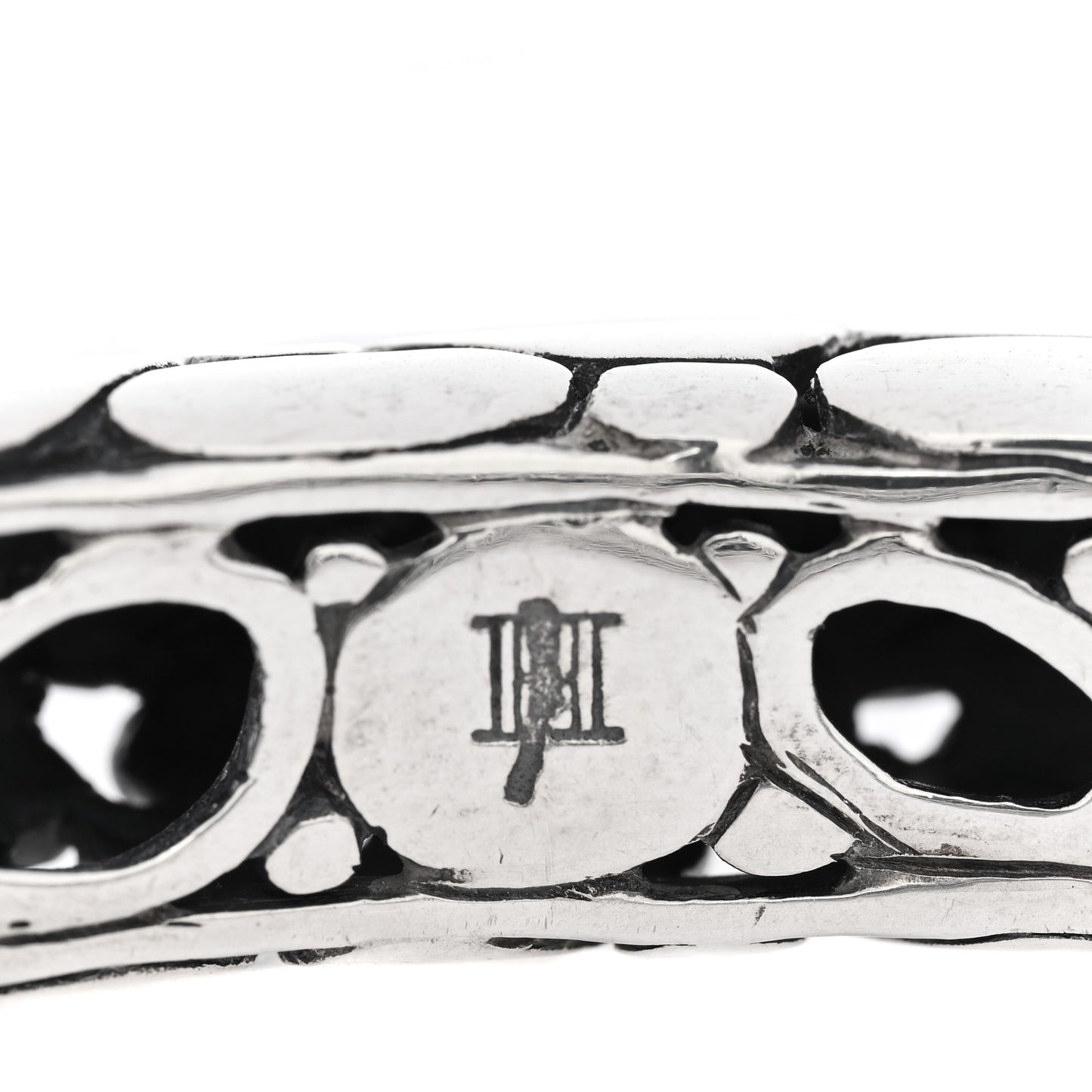 Sterling Silver Kali Hinged Bangle Bracelet
