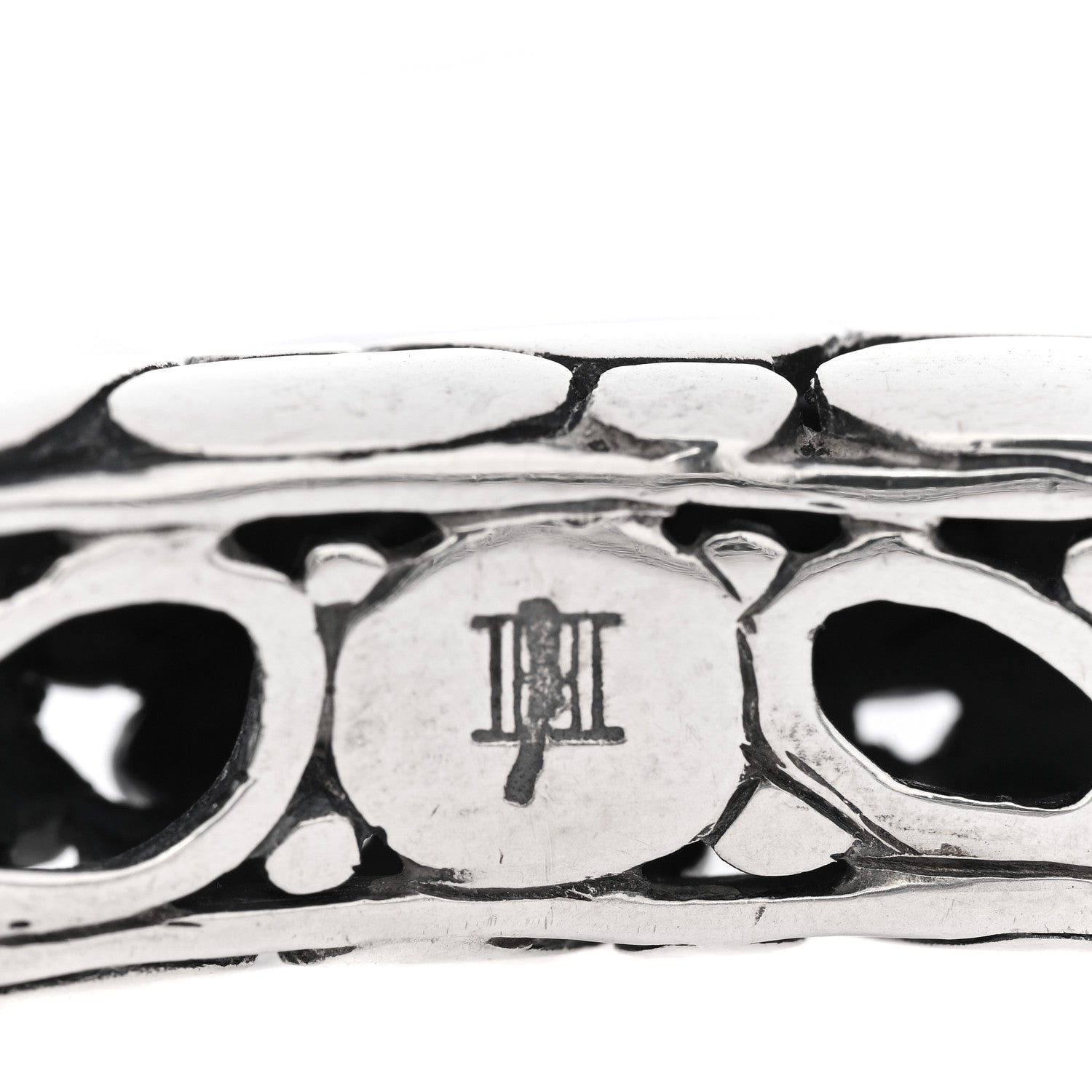 John Hardy Sterling Silver Kali Hinged Bangle Bracelet 4 of 5