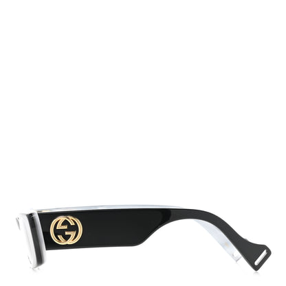 Gucci Acetate Rectangular Sunglasses GG0516S Black 3 of 8